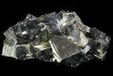 Sphalerite, Pyrite and Quartz Association - Peru #72597-1